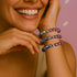 Purple Clematis | Firework Glass Garden Bracelet